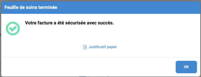 Facture réalisée avec succès